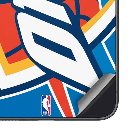 NBA Oklahoma City Thunder Large Logo Galaxy S25 Skin